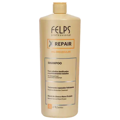 Imagem do produto Felps Professional XRepair Bio Molecular - Shampoo 1000ml