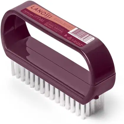 Imagem do produto Escova de Unhas Lanossi Beauty & Care – Cerdas Firmes para Limpeza, Design Ergonômico, Cor Violeta