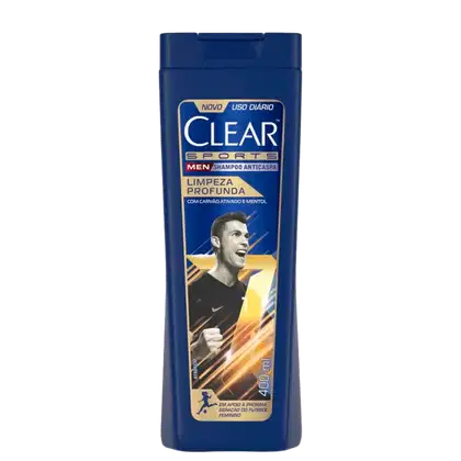 Imagem do produto Clear Sports Men Limpeza Profunda - Shampoo Anticaspa 400ml
