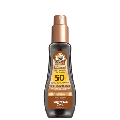 Imagem do produto Australian Gold Instant Bronzer SPF 50 - Protetor Solar em Spray 125g