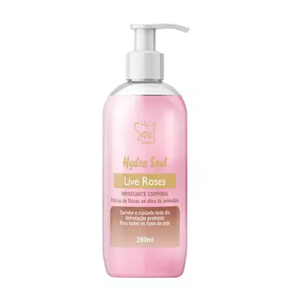 Imagem do produto Hidratante Corporal Hydra Soul Live Roses - Soul Cosméticos 250ml