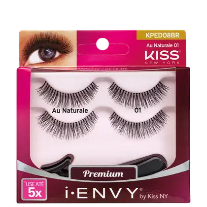 Imagem do produto Kiss New York i-Envy Au Naturale 08 Duplo - Cílios Postiços 3g