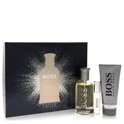 Imagem do produto Kit Presente Masculino Boss No. 6 Hugo 100 Ml EDT+8 Ml Mini Edt+100 Ml Gel De Banho