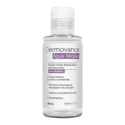 Imagem do produto Dermovance Água Micelar Demaquilante 250ml Limpeza Facial Suave Hidratação e Remoção de Maquiagem