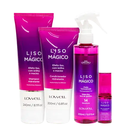 Imagem do produto Kit Lowell Keeping Liss Liso Mágico Full (4 Produtos)