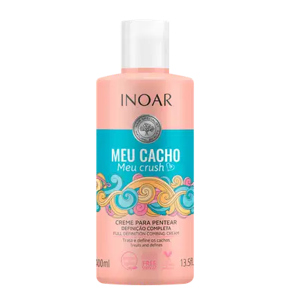 Imagem do produto Inoar Meu Cacho, Meu Crush - Creme para Pentear 400ml