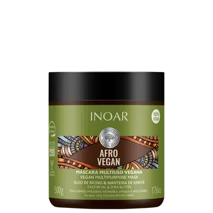 Imagem do produto Inoar Afro Vegan - Máscara Capilar 500g