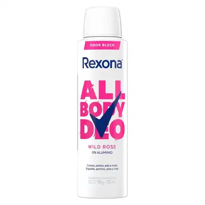 Imagem do produto Desodorante Corporal Aerossol Rexona All Body Deo Wild Rose 150ml