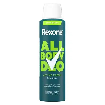Imagem do produto Desodorante Corporal Aerossol Rexona All Body Deo Active Fresh 150ml