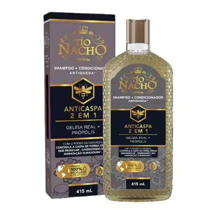 Imagem do produto Shampoo Anticaspa Tio Nacho 2 em 1- 415ml