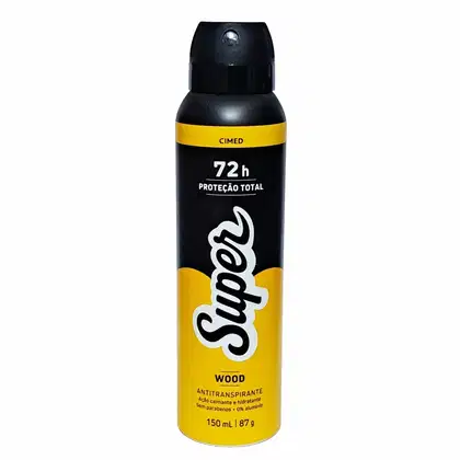 Imagem do produto Cimed Super Wood 72h - Desodorante Antitranspirante Aerosol 150ml