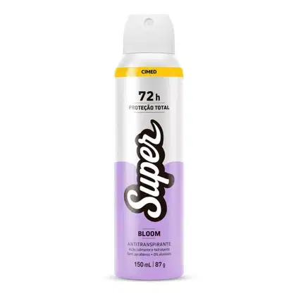 Imagem do produto Desodorante Antitranspirante Aerossol Cimed Super Bloom 150ml