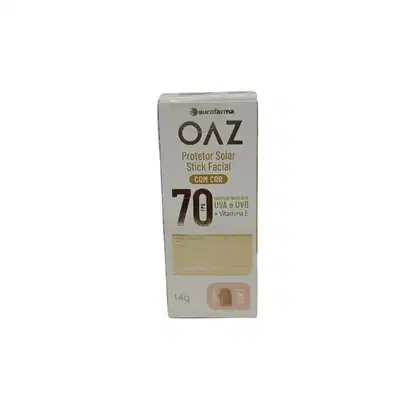 Imagem do produto OAZ Protetor Solar em Stick Facial Com Cor Fps70 14ml - Cor 1
