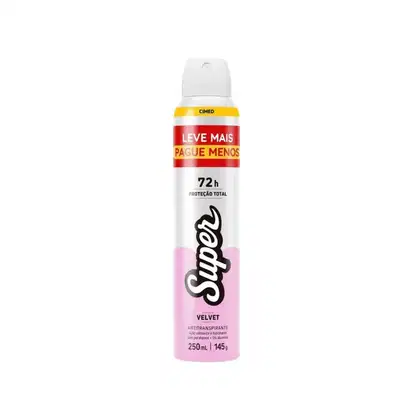 Imagem do produto Desodorante Aerosol Super Velvet 250ml