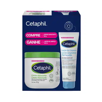 Imagem do produto Kit Cetaphil Creme Hidratante 453g + Loção Limpeza 100ml
