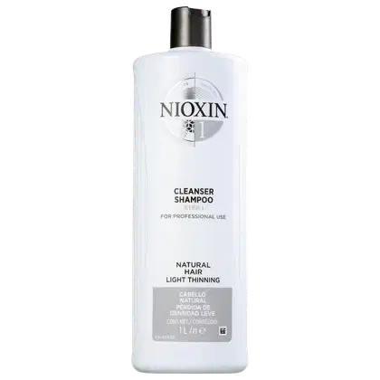 Imagem do produto Nioxin Sistema 1 - Shampoo Contra Afinamento Capilar 1L