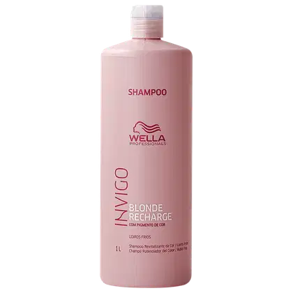 Imagem do produto Wella Professionals Invigo Blonde Recharge - Shampoo Desamarelador 1L