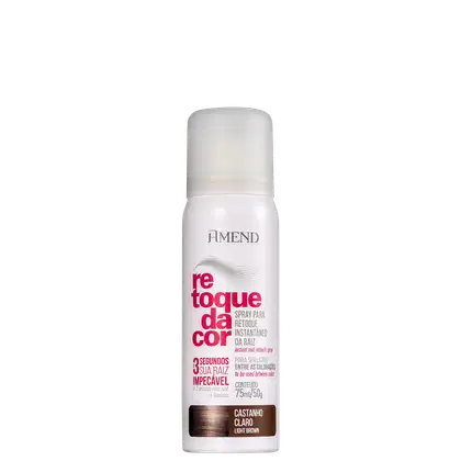 Imagem do produto Amend Retoque da Cor 1214 Castanho Claro - Corretivo de Raiz 75ml