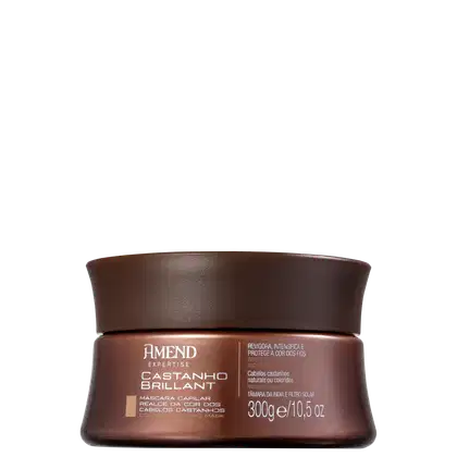 Imagem do produto Amend Castanho Brilliant Realce da Cor - Máscara Capilar 300g