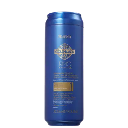 Imagem do produto Amend Gold Black RMC System Q+ - Shampoo 300ml