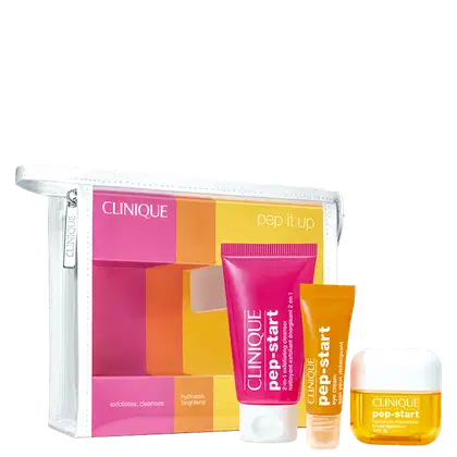 Imagem do produto Kit Clinique Pep It Up (3 Produtos + Nécessaire)