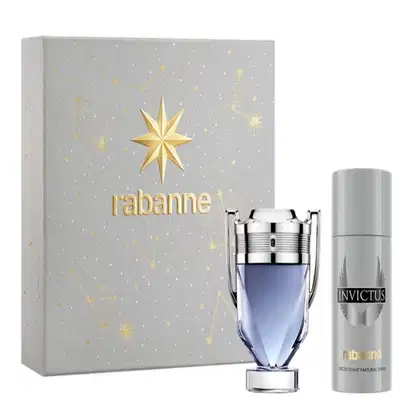 Imagem do produto Conjunto Invictus Rabanne Masculino - Perfume Eau de Toilette 100ml + Desodorante Spray 150ml
