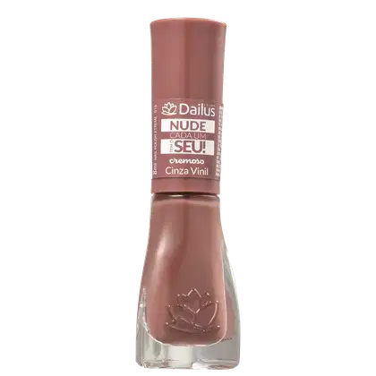 Imagem do produto Dailus Nude Cada Um Tem O Seu! 16 Cinza Vinil - Esmalte Cremoso 8ml 