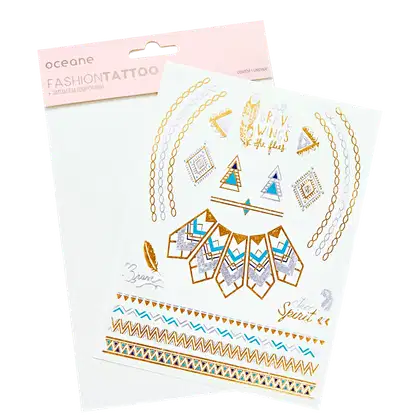 Imagem do produto Océane Fashion Tattoo FT2 - Tatuagem Temporária