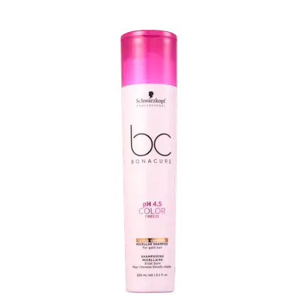 Imagem do produto Schwarzkopf Professional BC Bonacure pH 4.5 Color Freeze Micellar Gold Shimmer - Shampoo 250ml