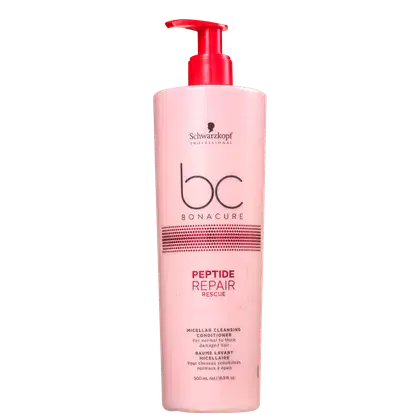 Imagem do produto Schwarzkopf Professional BC Bonacure Peptide Repair Rescue Micellar Cleansing - Condicionador Co-Wash 500ml