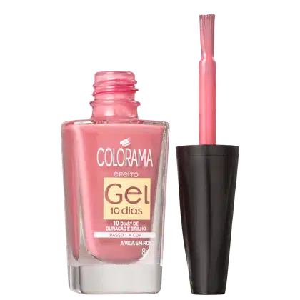 Imagem do produto Colorama Efeito Gel A Vida em Rosa - Esmalte Cremoso 8ml