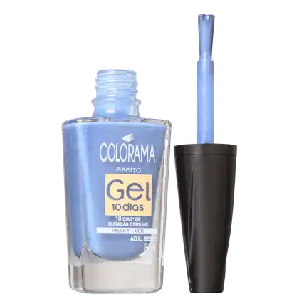 Imagem do produto Colorama Efeito Gel Azul Bebe - Esmalte Cremoso 8ml