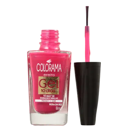 Imagem do produto Colorama Efeito Gel Rosa da Vez - Esmalte Cremoso 8ml