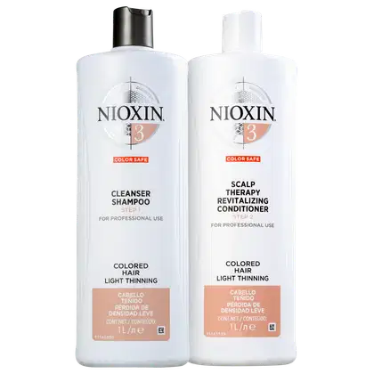 Imagem do produto Kit Nioxin Salon Duo Sistema 3 de Tratamento Contra Afinamento Capilar (2 Produtos)