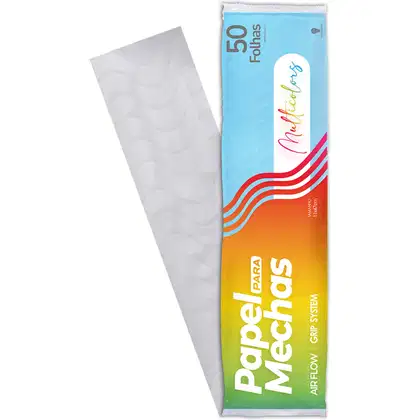Imagem do produto Papel para Mechas Multicolors Azul 11x47 50fls 56g
