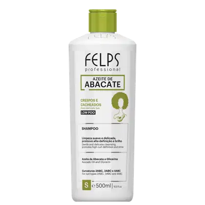 Imagem do produto Felps Professional Cachos Azeite de Abacate - Shampoo Low Poo 500ml