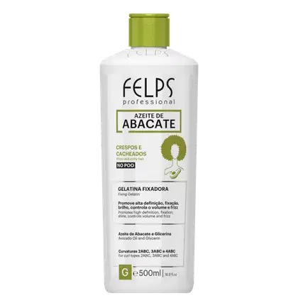 Imagem do produto Felps Professional Cachos Azeite de Abacate - Gel Fixador 500g