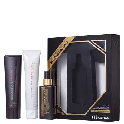Imagem do produto Kit Sebastian Professional Penetraitt Dark Oil (3 Produtos)