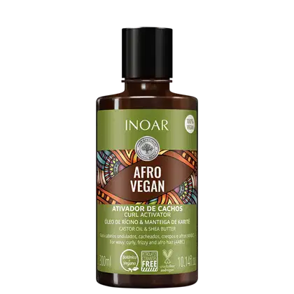Imagem do produto Inoar Afro Vegan - Ativador de Cachos 300ml