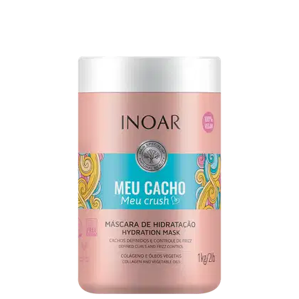 Imagem do produto Inoar Meu Cacho, Meu Crush - Máscara Capilar 1kg