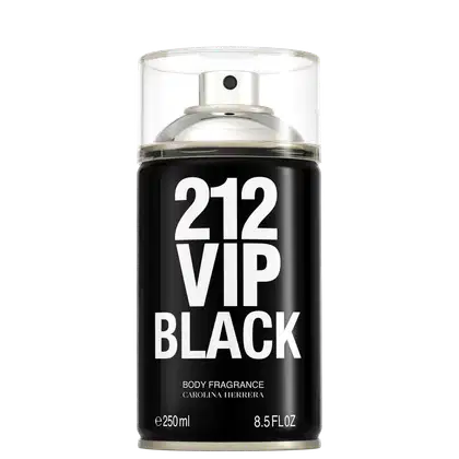 Imagem do produto Carolina Herrera 212 VIP Men Black - Body Spray Masculino 250ml