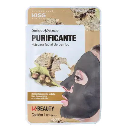 Imagem do produto Kiss New York Sabão Africano Purificante - Máscara de Limpeza Facial 20ml