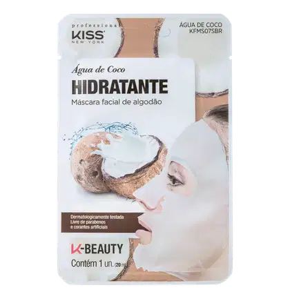 Imagem do produto Kiss New York Água de Coco - Máscara Hidratante 20ml