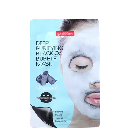 Imagem do produto Purederm Deep Purifying Black O2 Bubble - Máscara de Limpeza Facial 20g