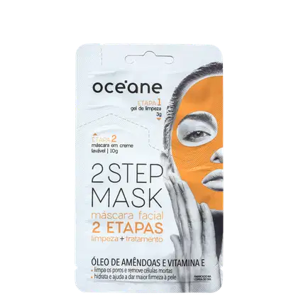 Imagem do produto Océane 2 Step Amêndoa e Vitamina E - Máscara Facial 13g
