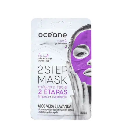 Imagem do produto Océane 2 Step Aloe Vera e Lavanda - Máscara Facial 13g