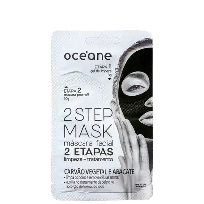 Imagem do produto Océane 2 Step Carvão Vegetal e Abacate - Máscara Facial 13g