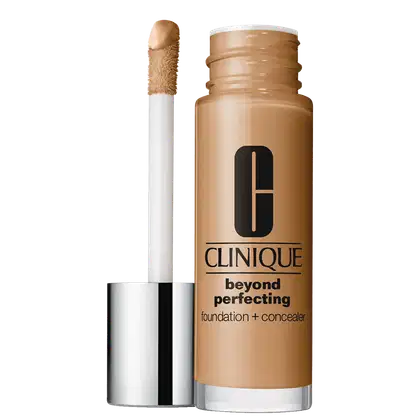 Imagem do produto Clinique Beyond Perfecting Foundation + Concealer 18 Sand - Base 2 em 1 30ml