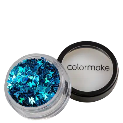Imagem do produto Colormake Shine Formatos Borboleta Azul Turquesa - Glitter 2g