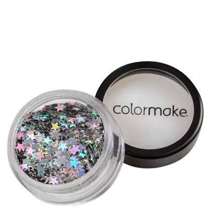 Imagem do produto Colormake Shine Formatos Estrela Prata - Glitter 2g